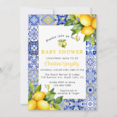 Invitation Baby shower de la côte méditerranéenne d'Amalfi (Devant)