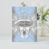 Invitation Baby shower de la Couronne du Petit Pri (Debout devant)