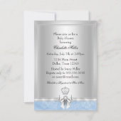 Invitation Baby shower de la Couronne du Petit Pri (Dos)