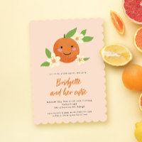 Baby shower de la culture orange neutre pour le ge