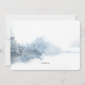 Invitation Baby shower de la famille Penguin (Dos)