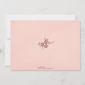 Invitation Baby shower de la fête du chocolat (Dos)