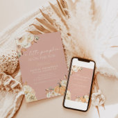 Invitation Baby shower de la fille de l'automne | Pink A Litt