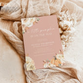Invitation Baby shower de la fille de l'automne | Pink A Litt