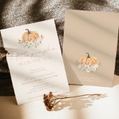 Invitation Baby shower de la fille de l'automne | Pink A Litt