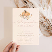 Invitation Baby shower de la fille de l'automne | Pink A Litt