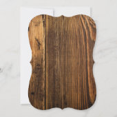 Invitation Baby shower de la forêt boisée pour bébés animaux (Dos)