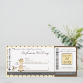 Invitation Baby shower de la Giraffe Doodle Snicke (Debout devant)