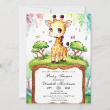 Baby shower de la Giraffe magique Boho