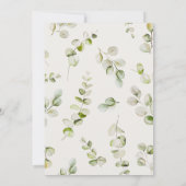 Invitation Baby shower de la ligne de vêtements Boho neutres  (Dos)