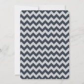 Invitation Baby shower de la Marine Grey Fox (Dos)
