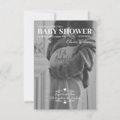 Invitation Baby shower de la mère à être (Devant)