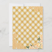 Invitation Baby shower de la mère à l'abeille de l'ours en pe (Dos)