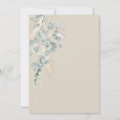 Invitation Baby shower de la Pampas de ballons de bambou de s (Dos)