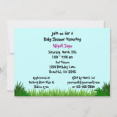 Invitation Baby shower de la Panthère noire Jungle (Dos)