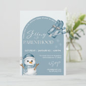 Invitation Baby shower de la parentalité (Debout devant)