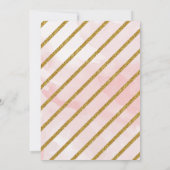 Invitation Baby shower de la Parties scintillant Princess Gol (Dos)