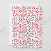 Invitation Baby shower de la petite dame Ladybug (Dos)