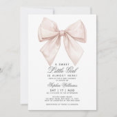 Invitation Baby shower de la petite fille de la mâ (Devant)