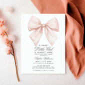 Invitation Baby shower de la petite fille de la mâ