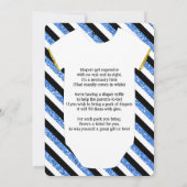 Invitation Baby shower de la petite Parties scinti (Dos)