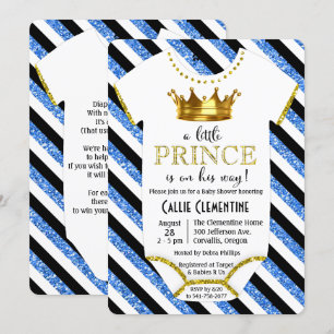 Invitation Baby shower de la petite Parties scinti