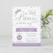 Invitation Baby shower de la petite princesse, Fau (Debout devant)