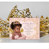 Invitation Baby shower de la princesse africaine a