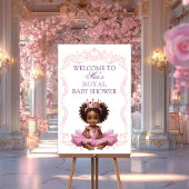 Invitation Baby shower de la princesse africaine a
