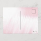 Invitation Baby shower de la princesse noire (Dos)