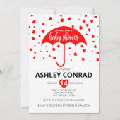 Invitation Baby shower de la Saint Valentin (Devant)