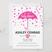 Invitation Baby shower de la Saint Valentin (Devant)