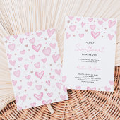 Invitation Baby Shower de la Saint-Valentin