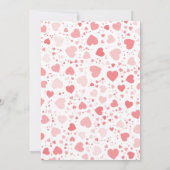 Invitation Baby shower de la Saint Valentin (Dos)