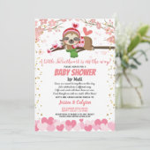Invitation Baby shower de la Saint Valentin par Mail Pink (Debout devant)