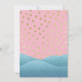 Invitation Baby shower de la sirène ou du pirate moderne des  (Dos)