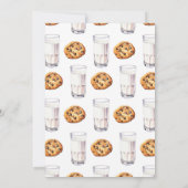 Invitation Baby shower de lait et de biscuits (Dos)