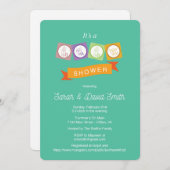 Invitation Baby shower de langue des signes (Devant / Derrière)