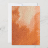 Invitation Baby shower de lanterne aquarelle automne (Dos)