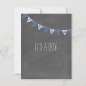 Invitation Baby shower de l'ébullition Co Ed de bas pays - (Dos)