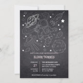 Invitation Baby shower de l'explorateur petit espace du table (Devant)
