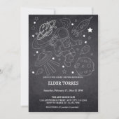 Invitation Baby shower de l'explorateur petit espace du table (Devant)