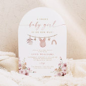 Invitation Baby shower de linge de linge de linge