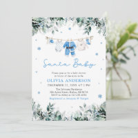 Baby shower de linge de maison de Noël Blue Père N