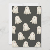 Invitation Baby shower de linge de maison rose (Dos)