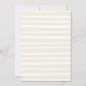 Invitation Baby shower de lion mignon (Dos)