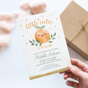 Invitation Baby Shower de Little Cutie en route