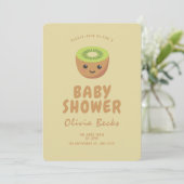 Invitation Baby shower de Little Cutie Kiwi (Debout devant)