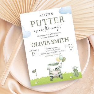 Invitation Baby Shower de Little Putter Golf