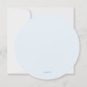 Invitation Baby shower de Little Seahorse (Dos)